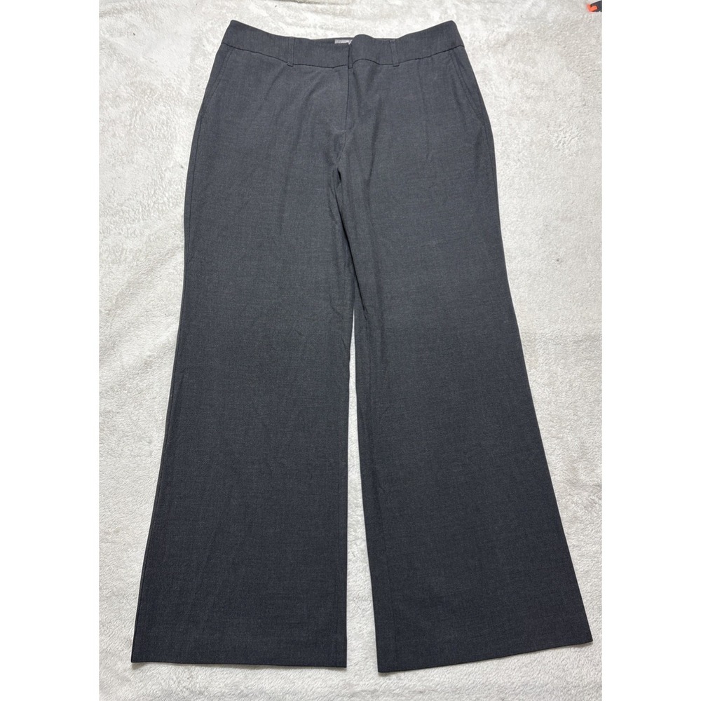 J Jill Wide Leg Pants Women's Size 16 Genuine Fit At Waist Gray Stretch